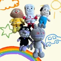 【あ 様専用出品】アンパンマン ぬいぐるみ 5体セット