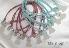 ♡現役トリマー作成♡梅雨ペンダントトリミングチョーカー10本セット