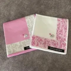イヴ・サンローラン　ハンカチ2枚