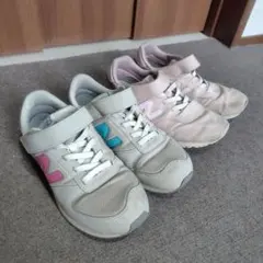2足セット☆New Balance キッズ スニーカー 21.5cm