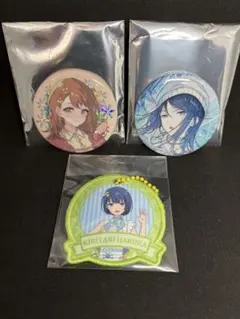 プロセカ 缶バッジ ワッペンキーホルダー