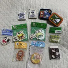 公*o様 平成レトロサンリオキャラクター　消しゴムセット　けろっぴもんきちチャー