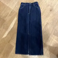 美品 フリークスストア ストレッチデニムロングスカート フロントスリットのサムネイル