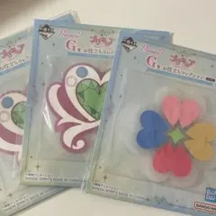 一番くじ プリキュア ラバーコースター 3個セット