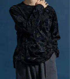 casper john フロッキーチュールレイヤードスウェット Mサイズ　未使用