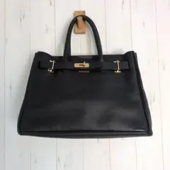 SITA PARANTICA シボ革　トートバッグ　ブラックのサムネイル