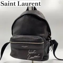 【✨極美品✨】サンローラン バックパック トイ シティ ミ二 レザー ブラックのサムネイル