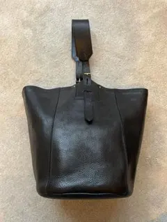 genten ゲンテン　トスカノーブル　ワンショルダーバッグ　バケツ型　ネイビー