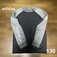 adidas キッズ トレーナー 130cm グレー/ブラック