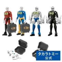 ミクロマン コマンド3号4体セット+ミクロチェンバー4個セットのサムネイル