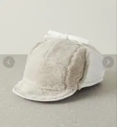 ＜CITEN＞ リバーシブル フライトキャップ　ホワイト　お値下げ中です✴︎