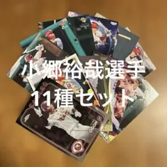 プロ野球チップスカード等小郷裕哉選手11種まとめセット(キラ4種、ノーマル7種)