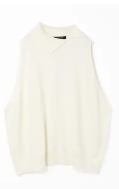 mizuiro ind アシンメトリーカラーワイドベスト