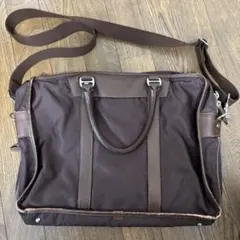 DAKS ビジネスバッグ ブラウン