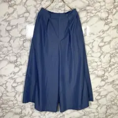 BEAMS HEART　ビームスハート　（M）　ガウチョパンツ ブルー