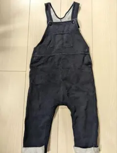 プチバトー　ネイビー オーバーオール 81cm