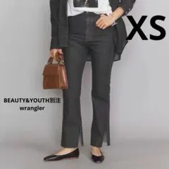 BEAUTY&YOUTH別注wranglerブーツカットデニム フレアデニムXS