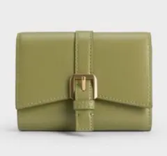 【完売品】チャールズアンドキース 財布 アネリーゼベルトウォレット ピスタチオ