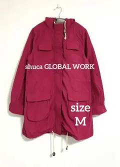 shuca GLOBAL WORK モッズコート マウンテンパーカー　Mサイズ