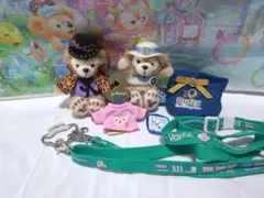 ディズニーシー　ダッフィーぬいぐるみストラップ　ディズニーグッズ