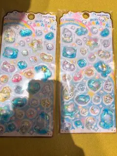 ぷくぷくあわわちゃん　シール　メロウアクアリウム