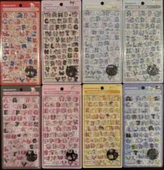 ボンボンドロップシール サンリオ文字moji 全８種コンプリートセット