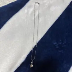 レディース　シルバー ツイストデザイン ネックレス