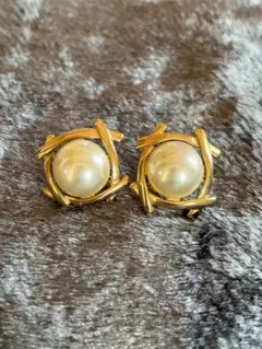 パール ゴールド イヤリング