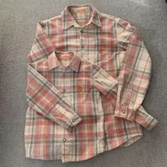 親子でおそろい　チェックシャツ