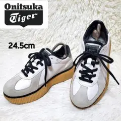 美品❤️オニツカタイガー DELECITY デレシティ 24.5cm 厚底 白