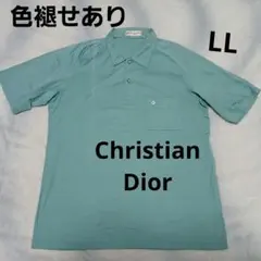 色褪せ⭐Christian Diorミントグリーン ポロシャツ メンズLL