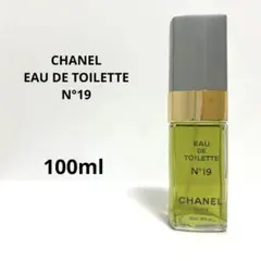 CHANEL EAU DE TOILETTE N°19 100ml
