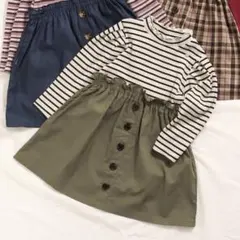 après les cours ワンピース 80cm ボーダー