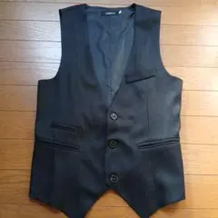 匿名発送☆SENHORITA セニョリータ　黒　Mサイズ　メンズ ベスト　ジレ