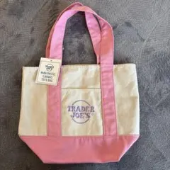 TRADER JOE'S ミニキャンバスバッグ　パステル
