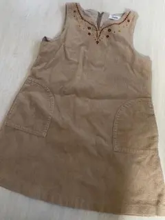 《BeBe》コーデュロイワンピース