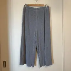 UNIQLO ユニクロ　ライトグレー　ガウチョパンツ　ロングキュロット