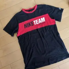 NIKE TEAM Tシャツ ブラック レッド L