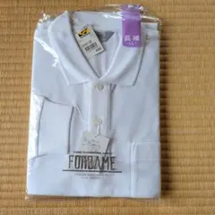 FORBAME ポロシャツ 長袖 ホワイト LL