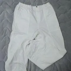 GU ホワイト ワークパンツ