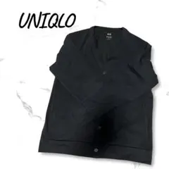 UNIQLO ユニクロ　カーディガン ブラック Lサイズ　エアリズム