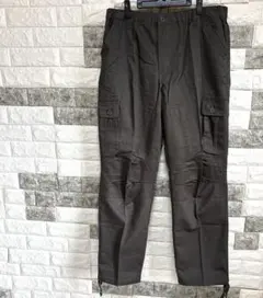 新品未使用【カーゴパンツ 】ワ-クパンツ3XLダークグレーメンズW総ゴム大きめ