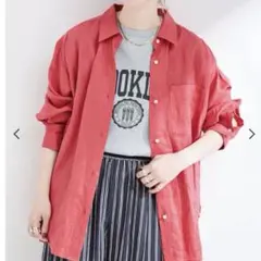 SIMPLICITE シンプリシテェ フレンチリネンレギュラーシャツのサムネイル