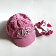 babyGap 帽子 XS〜S ピンク / 靴下