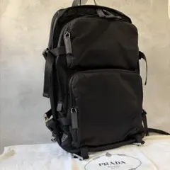 【美品✨】PRADA バックパック　三角ロゴ　サフィアーノレザー　2VZ001