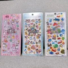 正規品★ディズニー　プチドロップ　3枚セット　シール