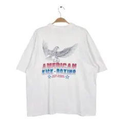 90s キックボクシング イーグル USA製 ヴィンテージ Tシャツ XL
