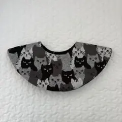 nao様専用　ハンドメイド　まんまるスタイ　ねこだらけ　ハシビロコウ　ワニ