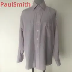 PaulSmithストライプ 長袖ワイシャツ 赤と黒