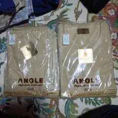 ANGLE アングル カシミヤウール肌着 紳士アンダーウェア上下セット M